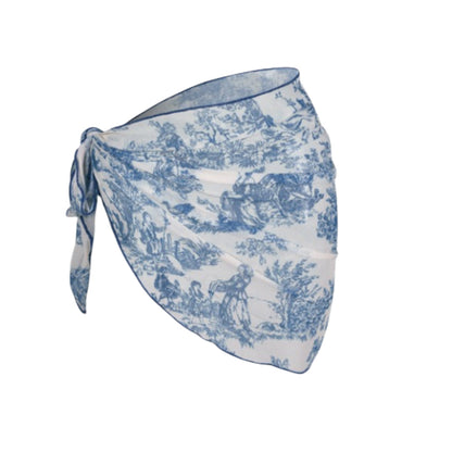 Blue Gauze Skirt