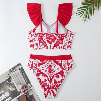 Traje de baño de bikini estampado Traje de baño sexy Bikini sexy Mujeres