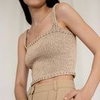 Women Clothing Casual Woolen Camisole Spring Summer CKK