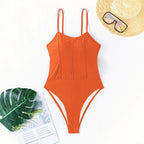 Jumpsuit Open Back Swimsuit Hollow Out Cutout out Jumpsuit Swimsuit Split Bikini MagicSwing
