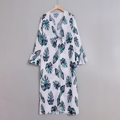 Bikini Swimwear Sexy Print Long Anti Cover up Swimsuit Bikini