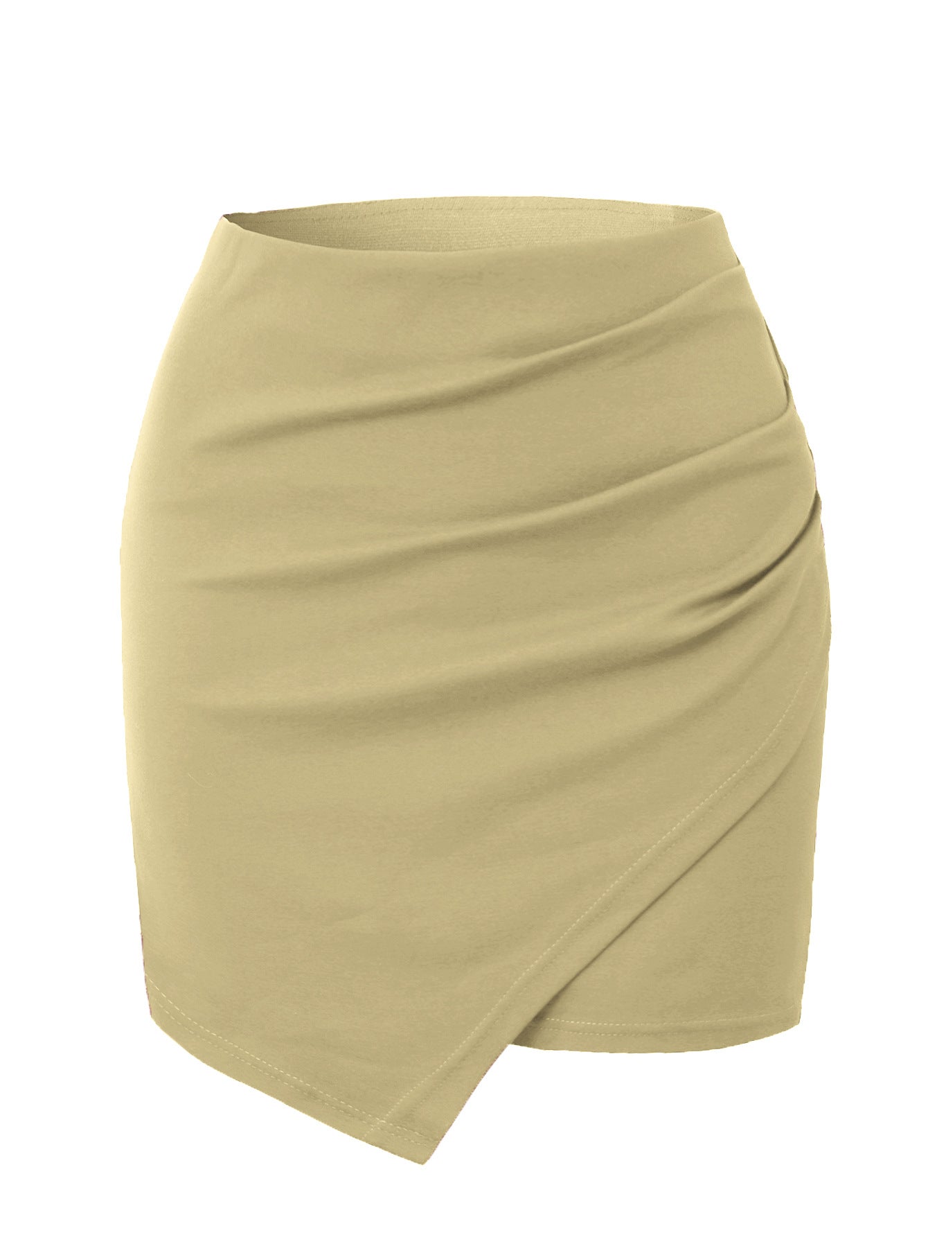 Khaki Heap Pleated