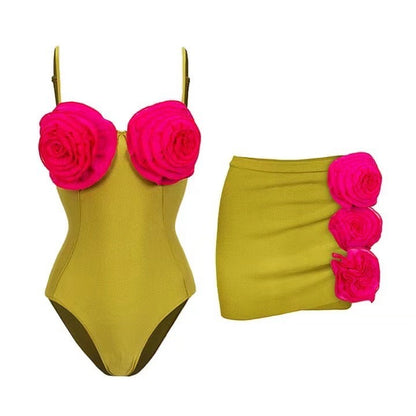 Yellow Solid Color Suit
