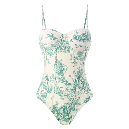 Green Single Swimsuit