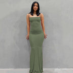 Women Clothing Dress Casual Slim Strap Home Maxi Dress Eping